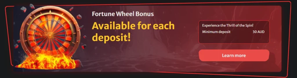 HellSpin Casino Fortune Wheel Bonus
