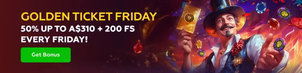 Playfina Casino Golden Ticket Friday