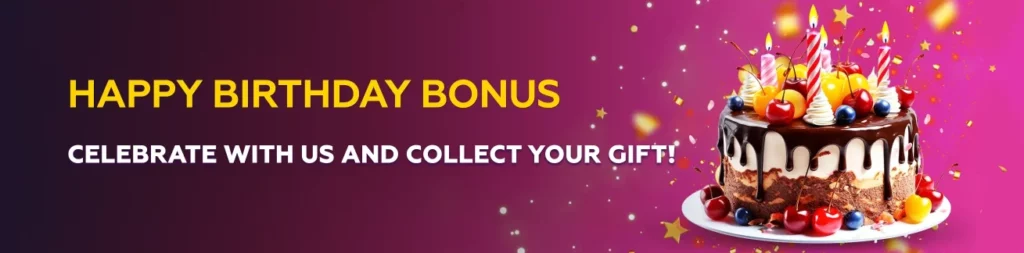 Playfina Casino Happy Birthday Bonus