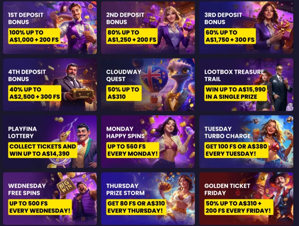 Playfina Casino Promotions