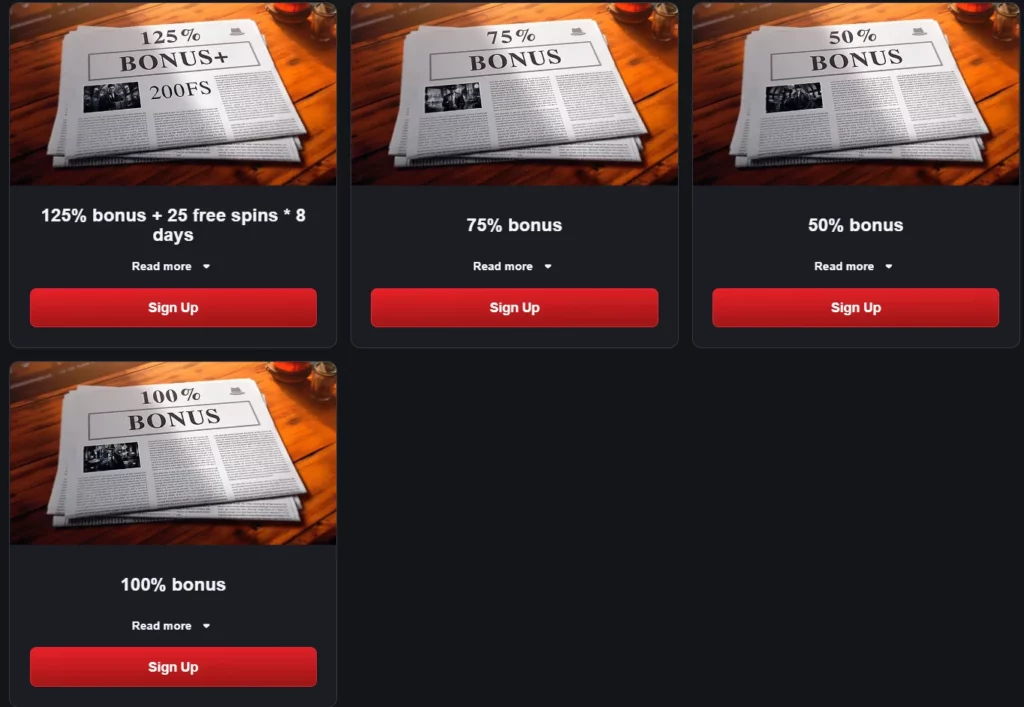 Syndicate Casino Welcome Package