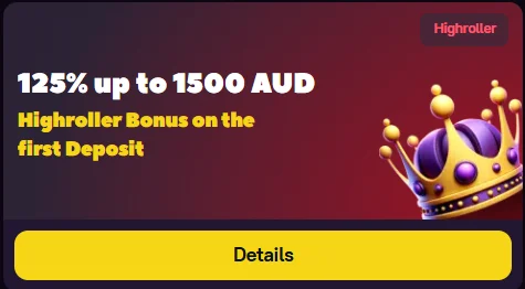 Zoome Casino Highroller Bonus on the First Deposit