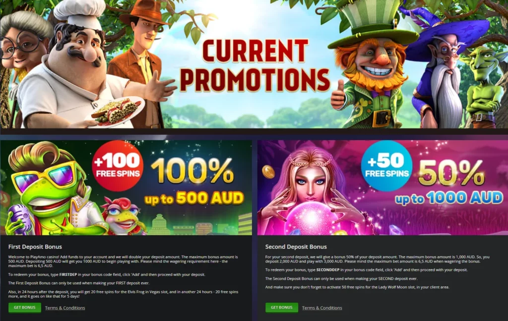 Playamo Casino Promotions
