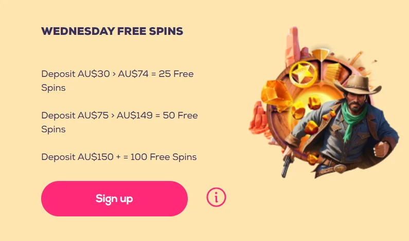 Wild Fortune Casino Wednesday Free Spins