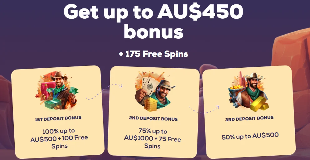 Wild Fortune Casino Welcome Package