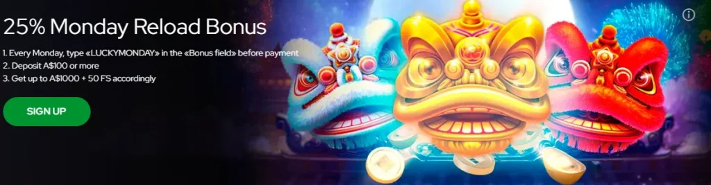 Katsubet Casino Monday Reload Bonus