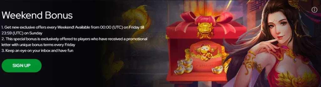 Katsubet Casino Weekend Bonus
