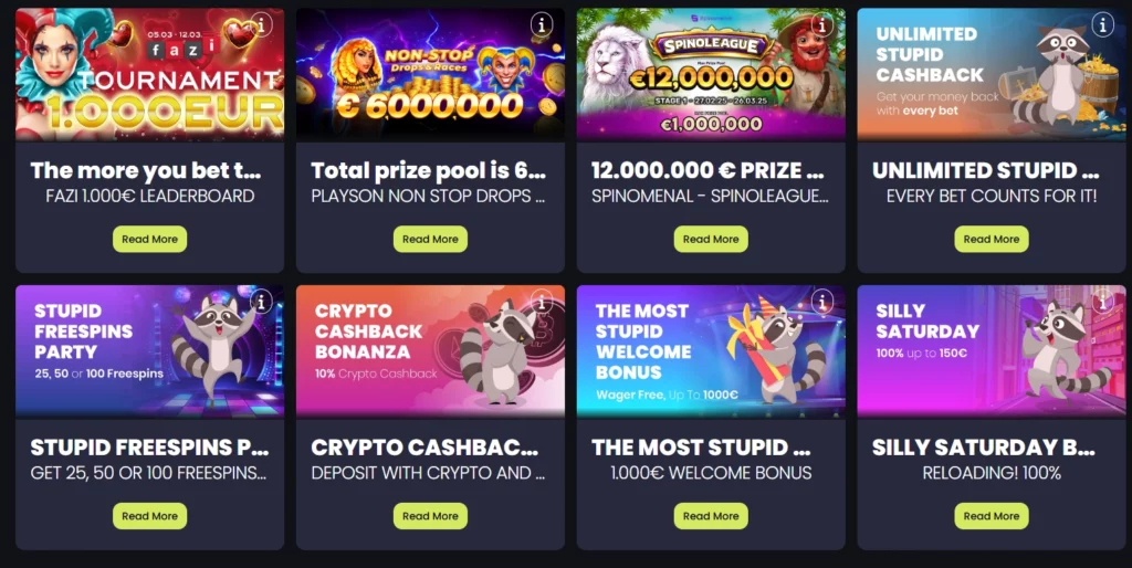 Stupid Casino Promotions