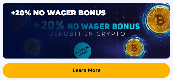 Hotline Casino +20% No Wager Bonus
