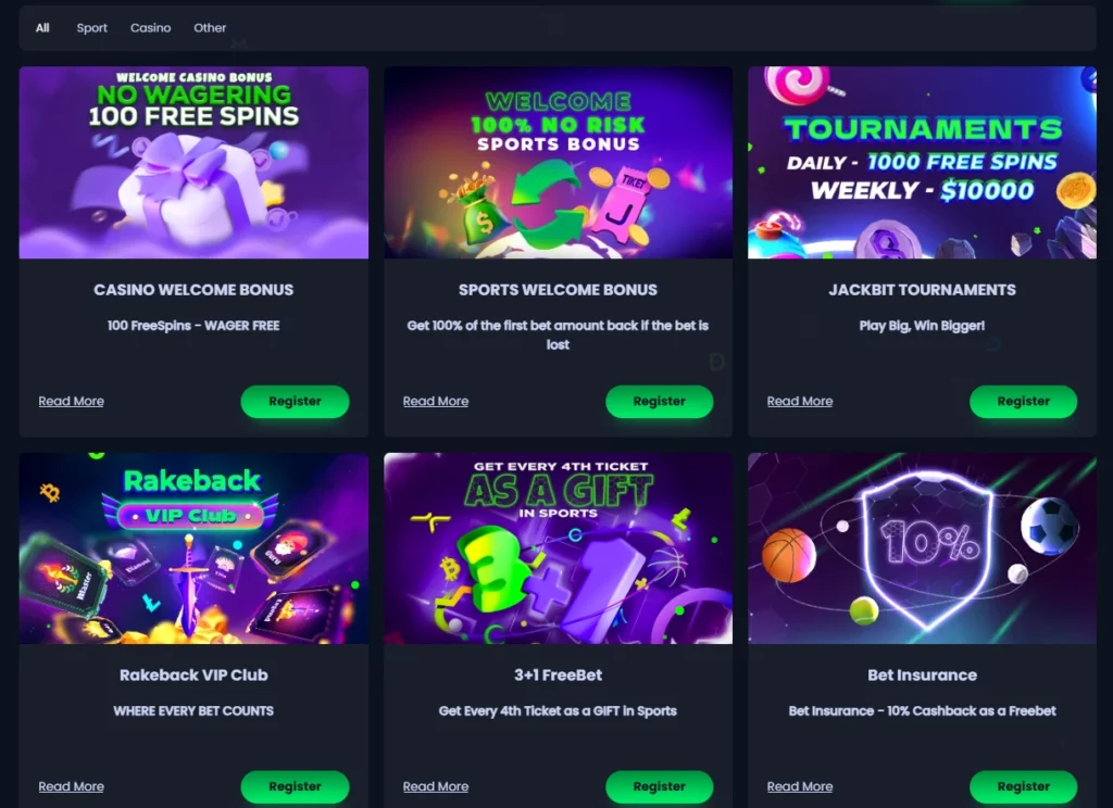 Jackbit Casino Promotions