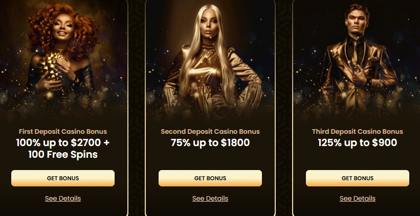 Goldspin Casino Welcome Package