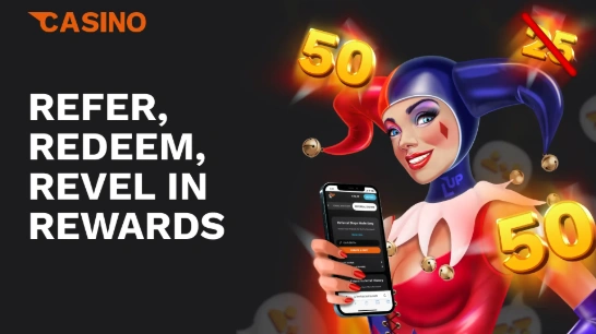 Levelup Casino Refer, Redeem, Revel in Rewards