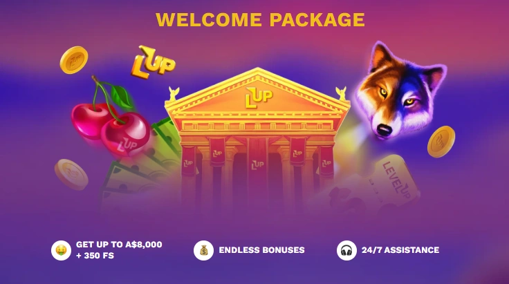 Levelup Casino Welcome Package