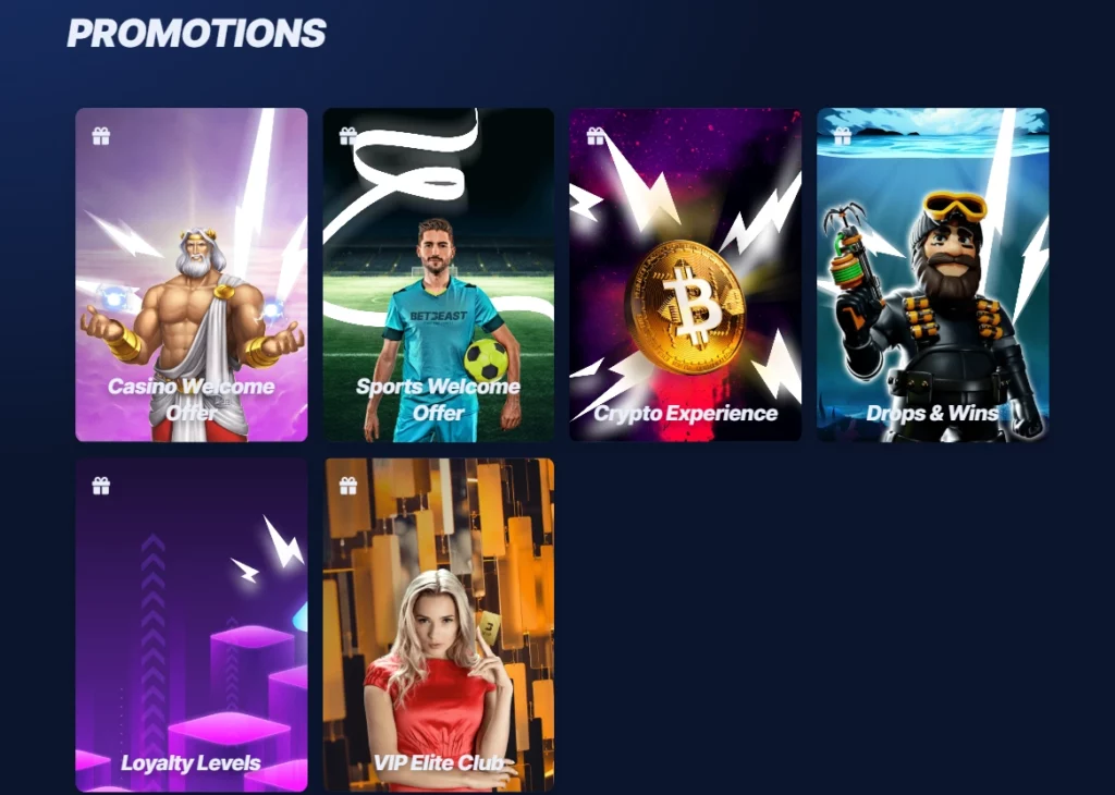 BetBeast Casino Promotions