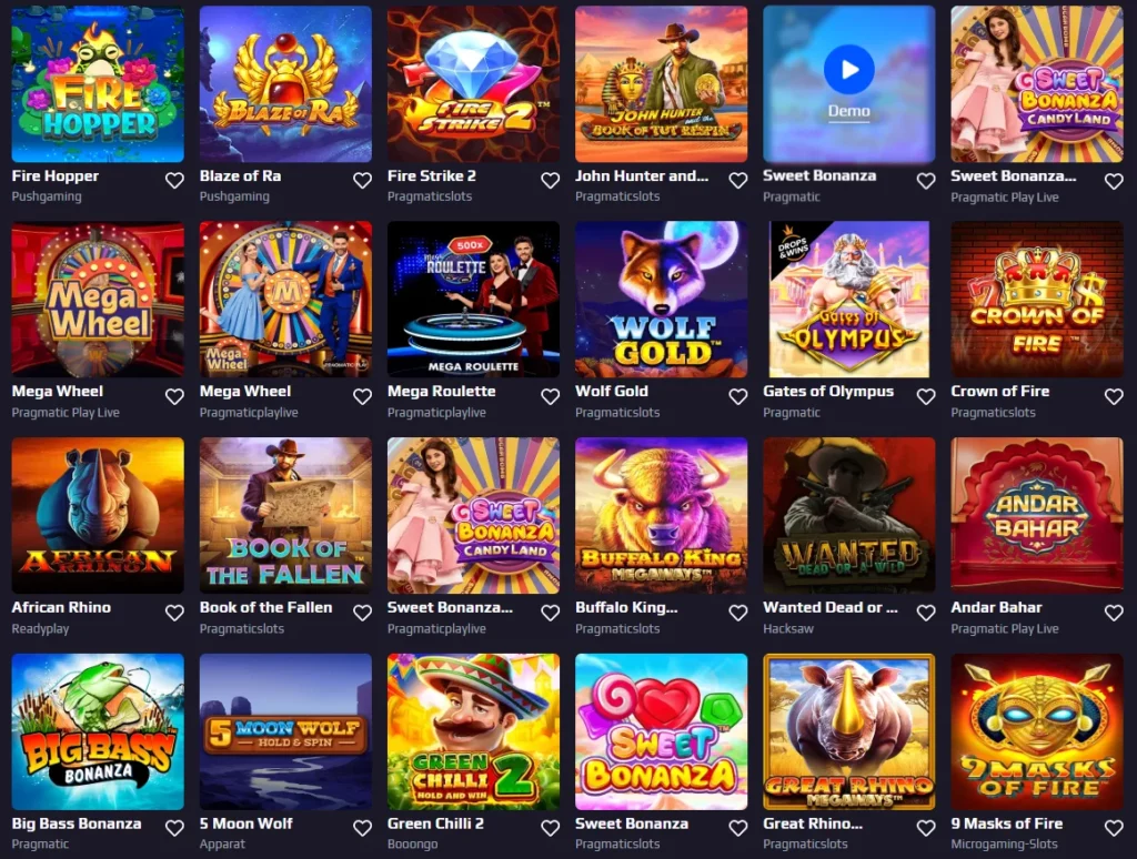 Europa777 Casino Games
