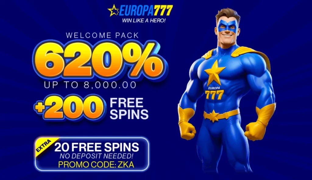 Europa777 Casino Welcome Package