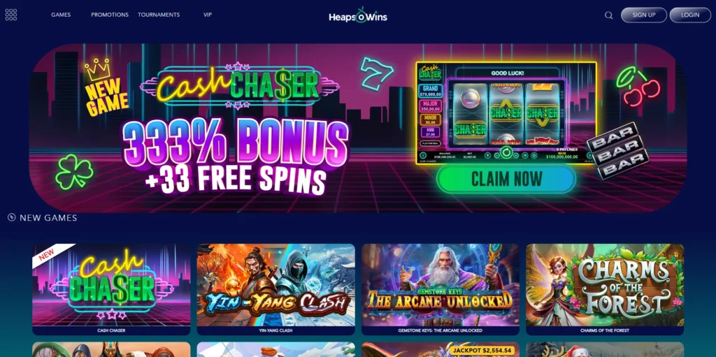 Heaps O Wins Casino Main Page