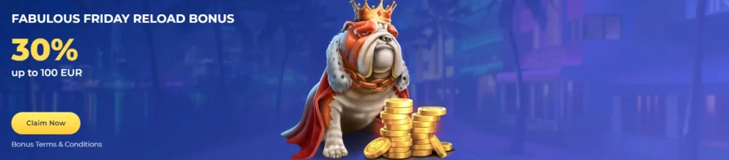 Lucky Start Casino Fabulous Friday Reload Bonus