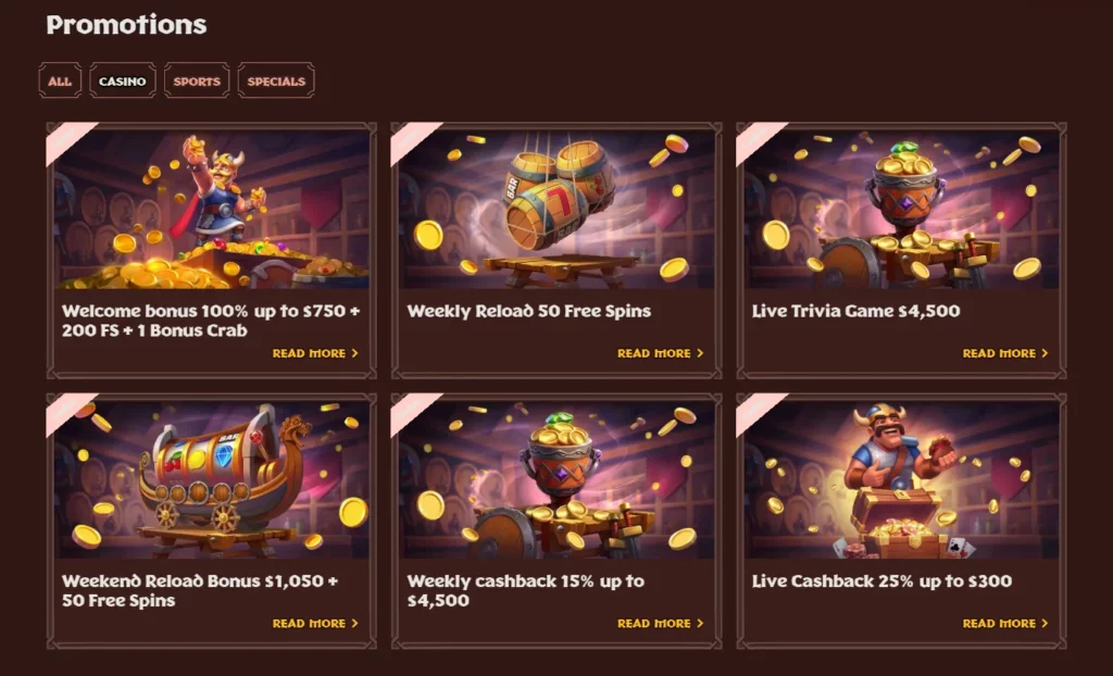 VikingLuck Casino Promotions